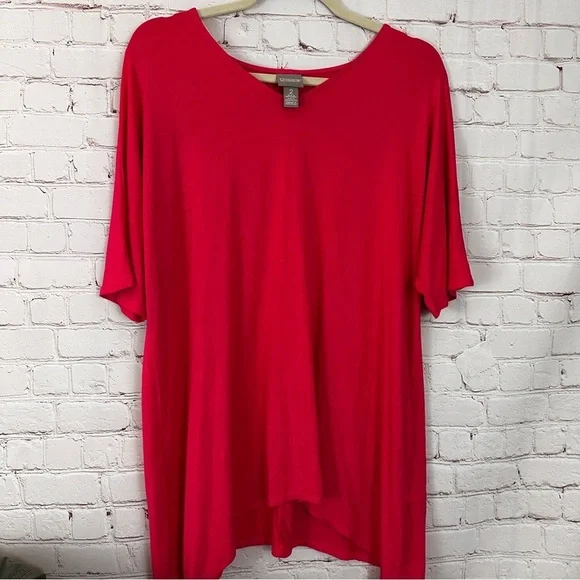 Chico's Stretchy Pink Top Size XL - Picture 1 of 5